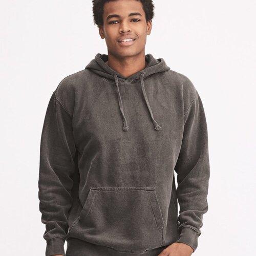 Unisex Garment-Dyed Hooded Sweatshirt Thumbnail