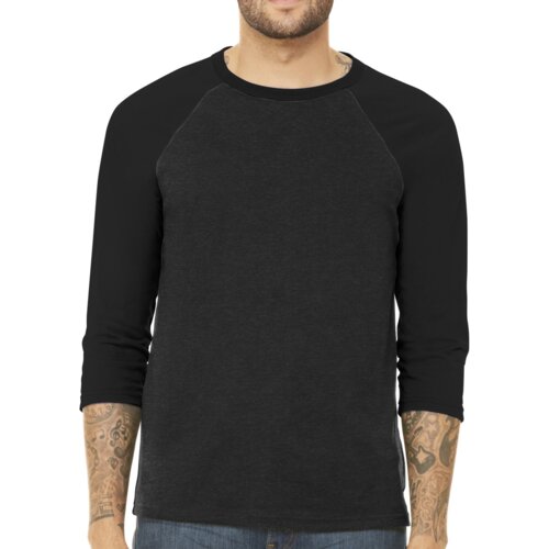 Unisex 3/4 Sleeve Baseball Tee Thumbnail