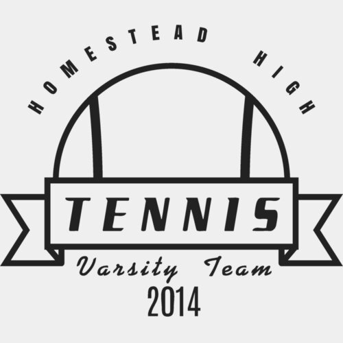 Tennis Template DNT001 BW Thumbnail