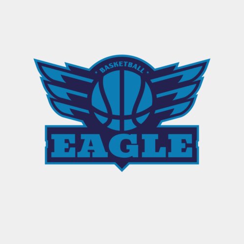 Eagle Basketball Logo Template Thumbnail