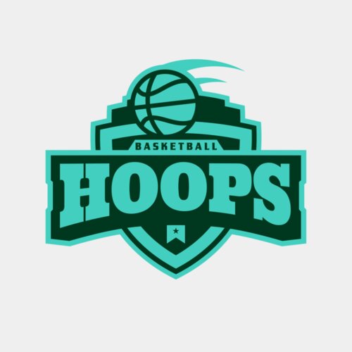 Hoops Basketball logo template 02 Thumbnail