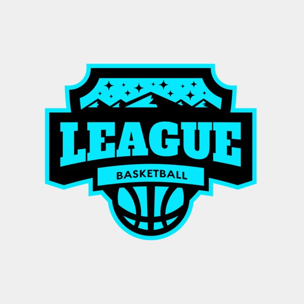 League Basketball logo template Thumbnail