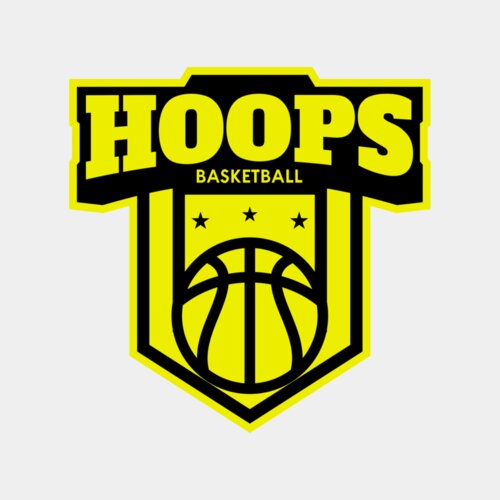 Hoops Basketball logo template 04 Thumbnail