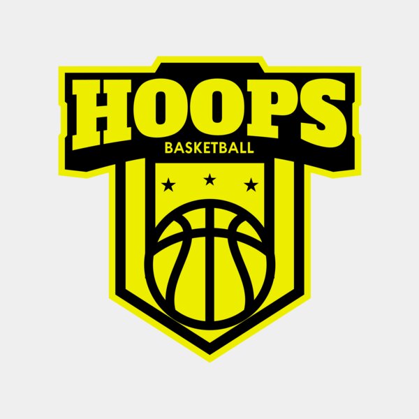 Hoops Basketball logo template 04 Thumbnail