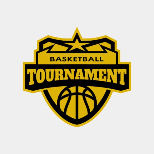 Tournament Basketball logo template 02 Thumbnail