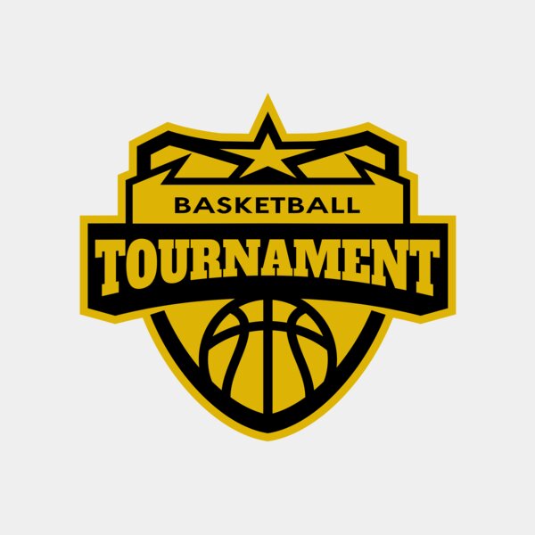 Tournament Basketball logo template 02 Thumbnail