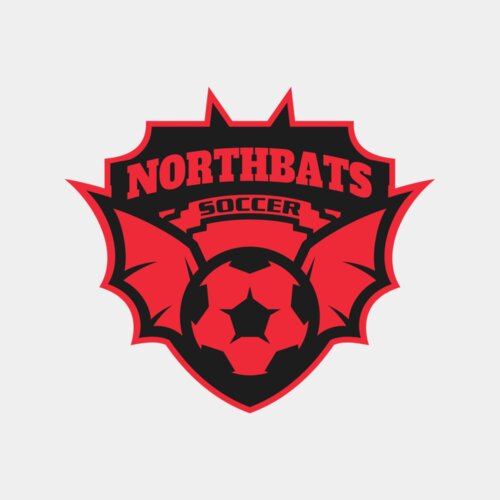 North bats Tournament Soccer logo template Thumbnail