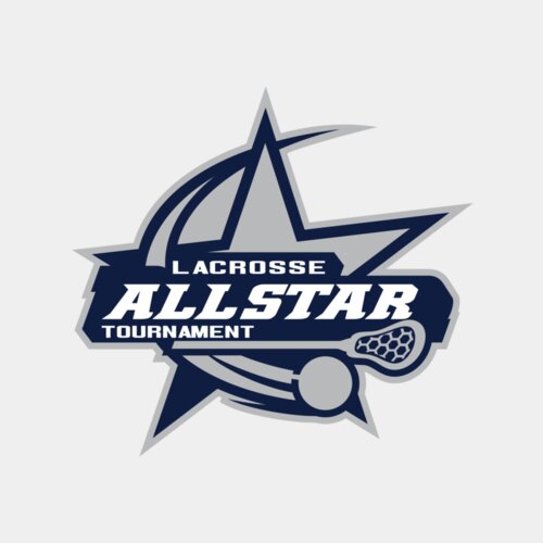 Allstar Tournament Lacrosse Logo Template 02 Thumbnail