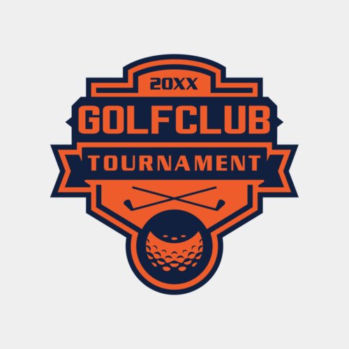 Golf club Tournament logo template 02 Thumbnail