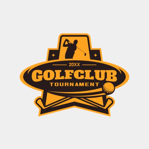 Golf club Tournament logo template 05 Thumbnail