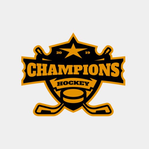 Champions Hockey logo template 02 Thumbnail