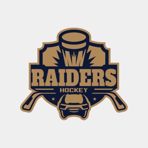 Raiders Hockey logo template Thumbnail