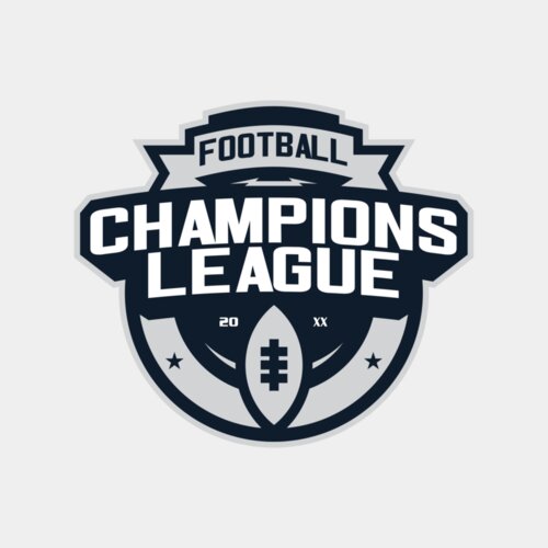 Champions League Football logo template Thumbnail