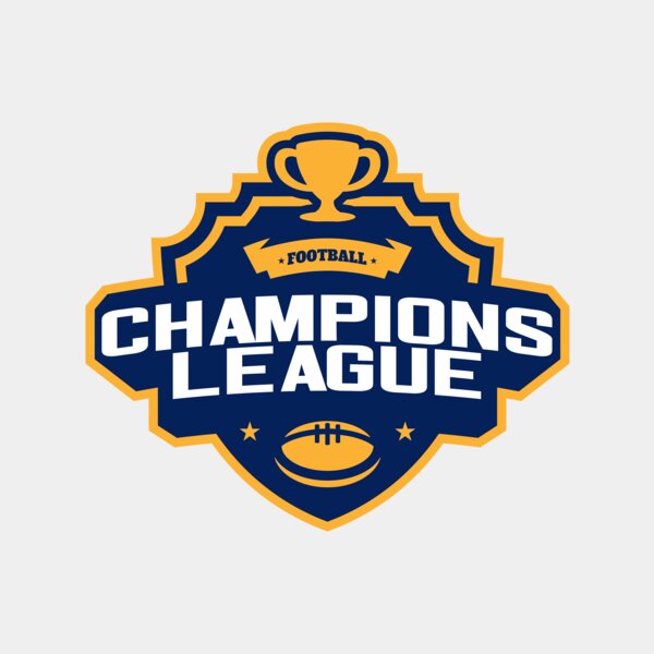 Champions League Football logo template 02 Thumbnail