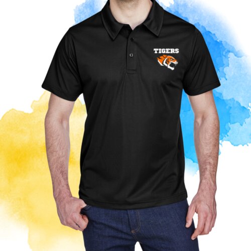 Tiger All-Purpose Black Polo Thumbnail