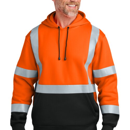 Ansi 107 Class 3 Heavy Duty Fleece Pullover Hoodie Thumbnail