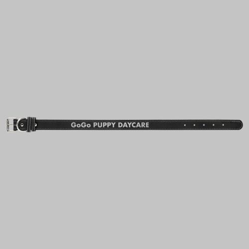 Personalized Leatherette Dog Collar - Large Thumbnail
