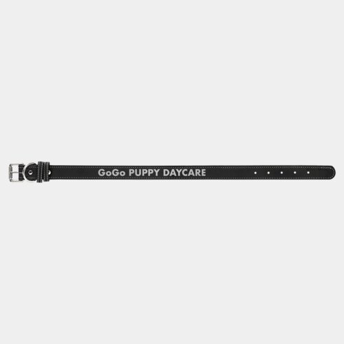 Personalized Leatherette Dog Collar - Large Thumbnail