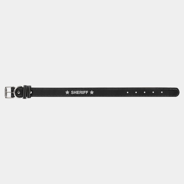 Personalized Leatherette Dog Collar - Small Thumbnail