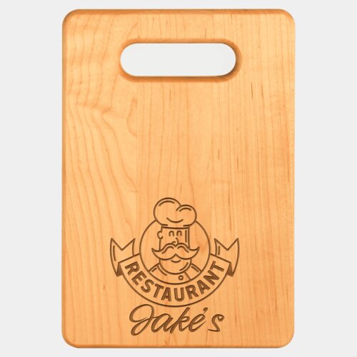 Personalized 9" x 6" Maple Cutting Board Thumbnail