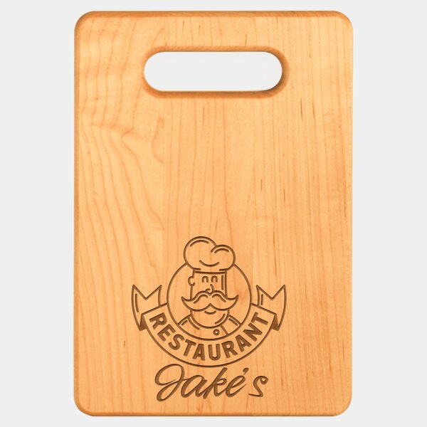 Personalized 9" x 6" Maple Cutting Board Thumbnail