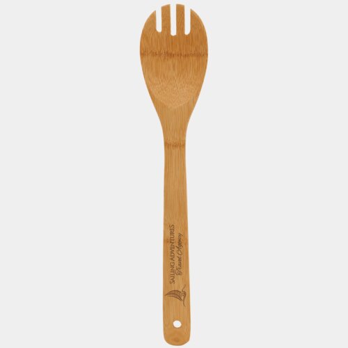 Personalized 12" Bamboo Salad Spork Thumbnail