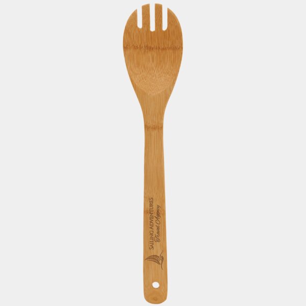 Personalized 12" Bamboo Salad Spork Thumbnail