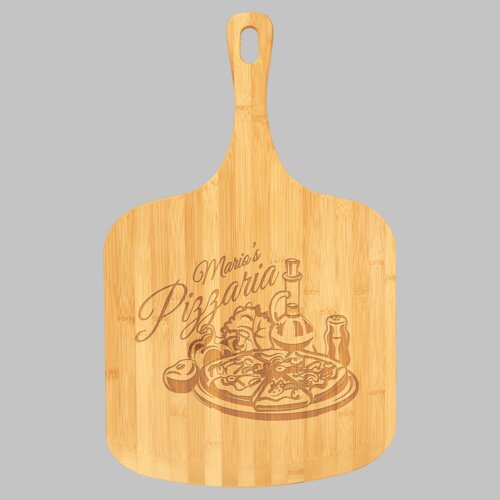 Personalized 23 1/2" x 14 1/2" Bamboo Pizza Board Thumbnail