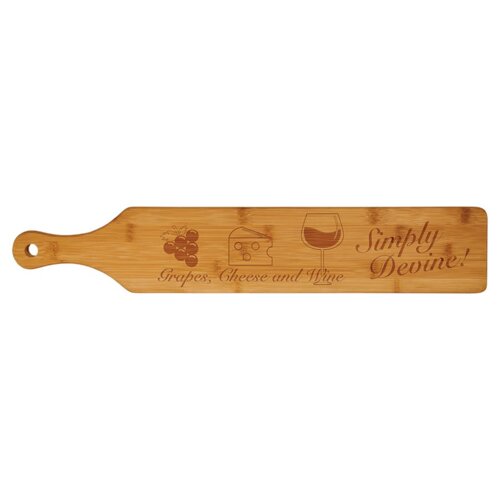 Personalized 4" x 22" Bamboo Paddle Thumbnail