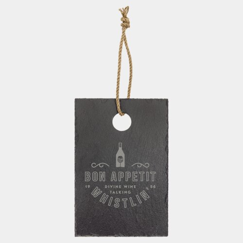 Personalized 9" x 6" Rectangle Slate Cutting Board with Hanger String Thumbnail