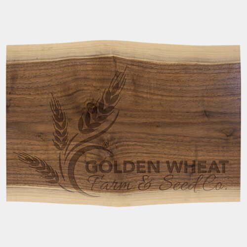 Personalized 13 3/4"x 9 3/4" Black Walnut Cutting and Charcuterie Board Thumbnail