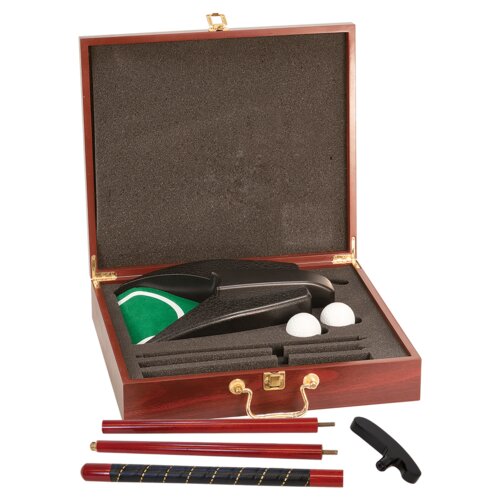 Personalized Rosewood Finish Executive Golf Set Thumbnail