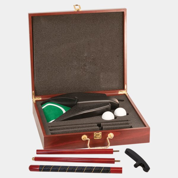 Personalized Rosewood Finish Executive Golf Set Thumbnail