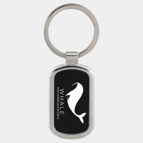 Personalized Anodized Aluminum Rectangle Keychain Thumbnail