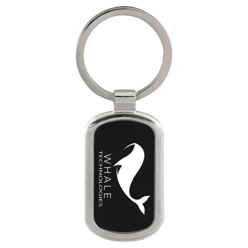 Personalized Anodized Aluminum Rectangle Keychain Thumbnail