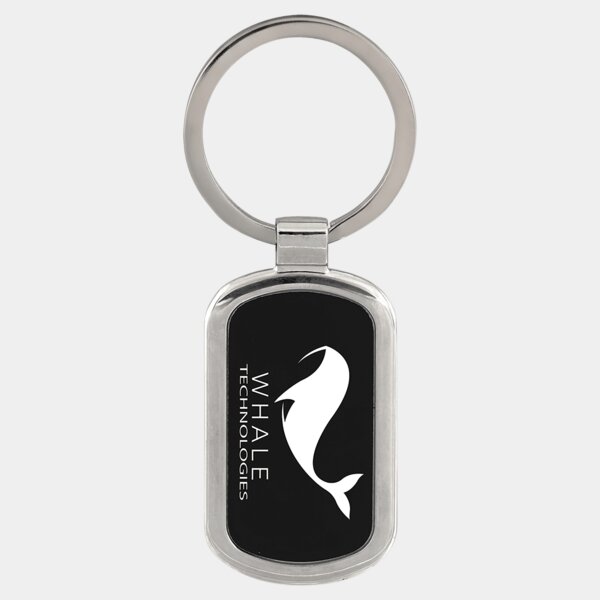 Personalized Anodized Aluminum Rectangle Keychain Thumbnail