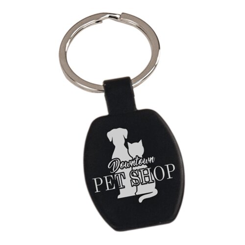 Personalized Rectangle Metal Keychain Thumbnail