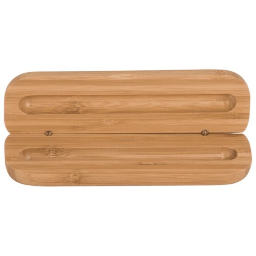 Personalized 6 3/4" x 2 1/8" Bamboo Pen Case (Case only, pen not included) Thumbnail