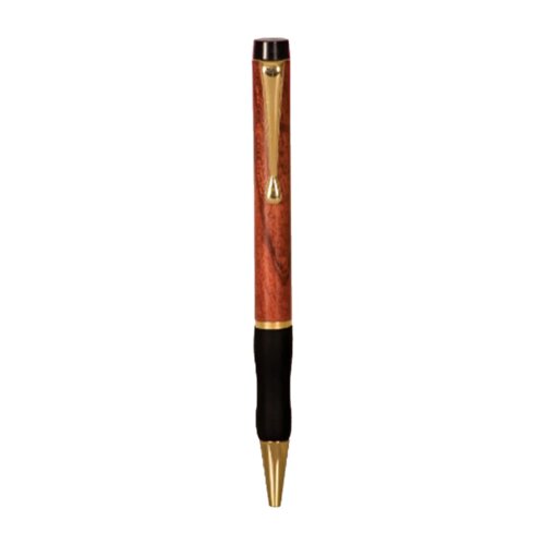 Personalized Wide Rosewood Pen with Gripper Thumbnail