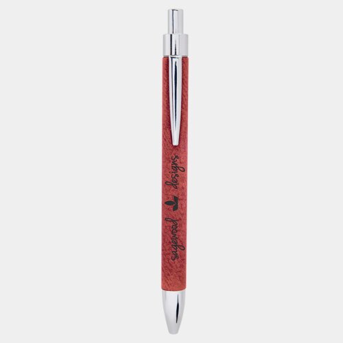 Personalized Rose Laserable Leatherette Pen Thumbnail