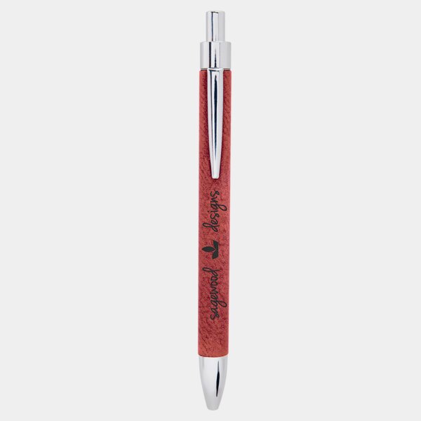 Personalized Rose Laserable Leatherette Pen Thumbnail