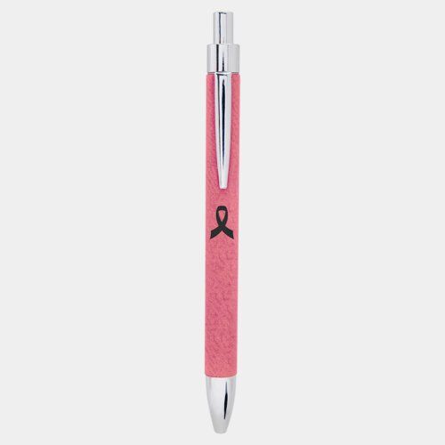 Personalized Pink Laserable Leatherette Pen Thumbnail