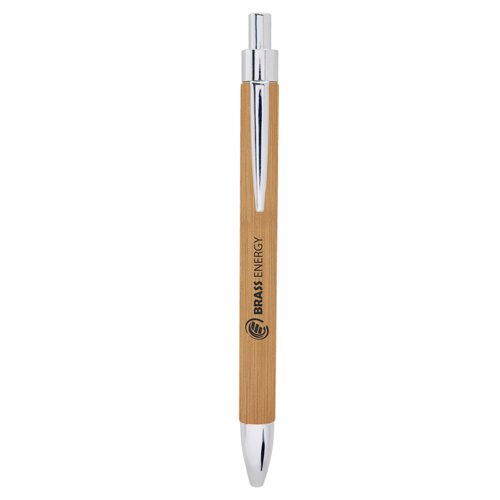 Personalized Bamboo Laserable Leatherette Pen Thumbnail