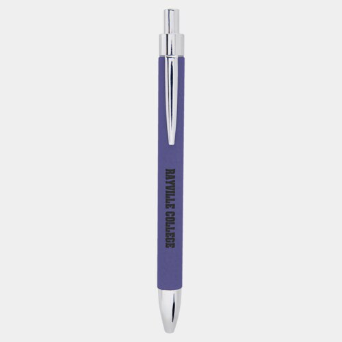 Personalized Purple Laserable Leatherette Pen Thumbnail