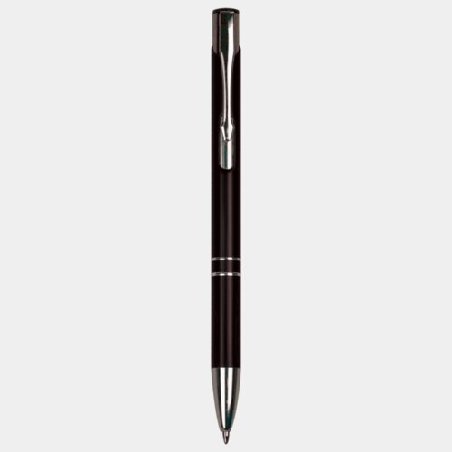 Personalized Black with Silver Trim Laserable Pen Thumbnail
