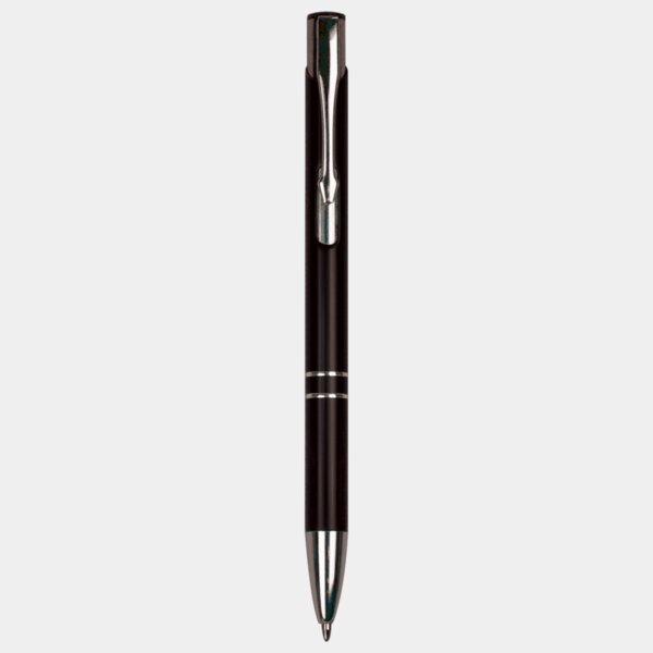 Personalized Black with Silver Trim Laserable Pen Thumbnail