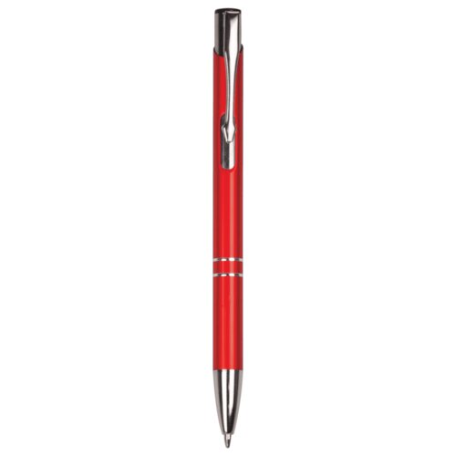 Personalized Red with Silver Trim Laserable Pen Thumbnail