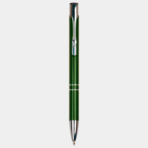 Personalized Green with Silver Trim Laserable Pen Thumbnail