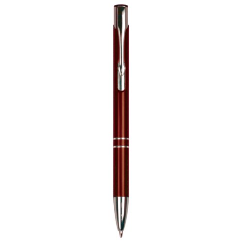 Personalized Burgundy with Silver Trim Laserable Pen Thumbnail