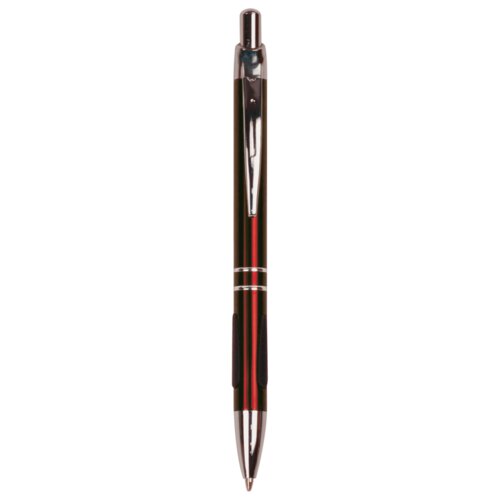 Personalized Burgundy with Silver Trim Laserable Pen with Gripper Thumbnail